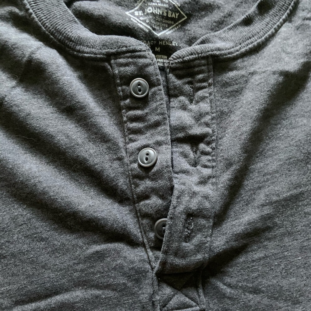 Grey Henley - Picture 3 of 3